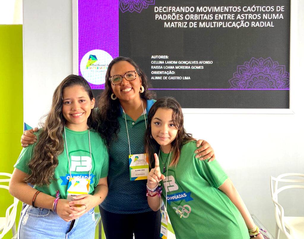 Celina Landim e Raissa Loana, alunas do Farias Brito, são convidadas para o  Festival Nacional da Matemática